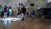 Acapella clogging dance practice