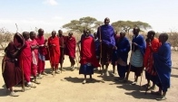 Adumu Jumping Dance at a Maasai Village