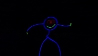 Affan Faisal's glowstick-man cool dance