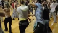 Asheville Contra Dance - Dancing to Crowfoot