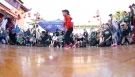 Battle Bboy Drew vs Bgirl Goldi Rox Beat Swap Meet