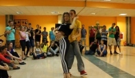 Bruno and Eglantine Bachaturo demo dance Zouk