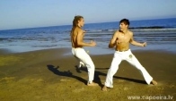 Capoeira on the beach