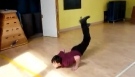Connor Doing The Worm Dance