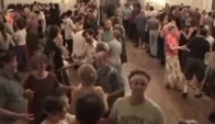Contra dancing in Glenside Pa