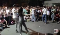 Dancers perform 'Zorba' Ballet on the streets