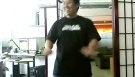 David Kuo dancing the Cabbage Patch