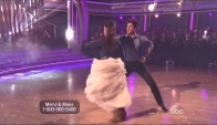 Davis dancing Viennese Waltz on Dwts