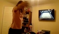 England Cricket Sprinkler Dance on the Wii Bowling