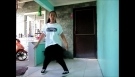 Girl Popping dance