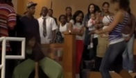 Girl on Girl Krump Battle in Church gets Freaky