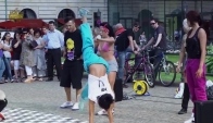 Girls and Boys Street Artist Breakdance Berlin Germany