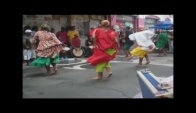 Gwo Ka et danseuse - Pointe  Pitre - Guadeloupe