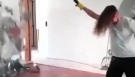 Headbanging while using power tools