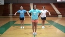 Hudson Middle School cheerleading dance