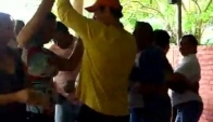 Iranian man dancing salsa with Cali Colombia caleÃ±as