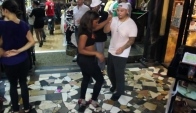 Ivis Torres and Jose dancing bachata at Stratos