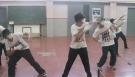 Krumping dancing