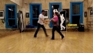 Lindy hop texas tommy and fancy move with bart slide
