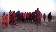 Maasai Dancing and Jumping