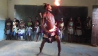 Maasai Fire dancer Kidodi Tanzania Village