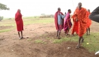 Maasai Villiage Dancing and Jumping Kenya Africa