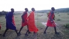 Maasai tribe jump dance Kenya 2010