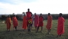 Maasai tribe jump dance Kenya