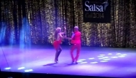 MarÃ­a Camila Valencia and Bladimir Sinisterra - Ix Festival Mundial De Salsa Cali