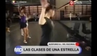 Marta en clase con Tamara Rojo