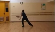 Modern jazz dance choreography