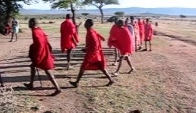 Pamoja Volunteer Maasai Dancing