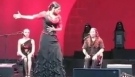 Performing Flamenco dance