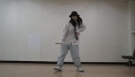 Popping dance korean girl