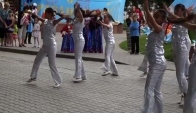 Russian and Kazakh girls dancing Zorba Kazakhstan