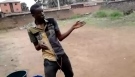 Shoki dance in street
