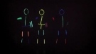 Single Ladies glowstick dance