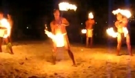 Tahitian Fire Dancers Bora Bora