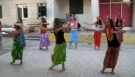 The Hawaiian girls dance hula dancing in Lumbarda