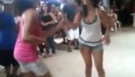 Two girls dance Merengue Guajira