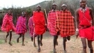Welcome dance from Maasai warriors