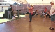 Zydeco Cha Cha Line Dance Lesson at Isleton Festival