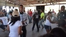 Zydeco dancing after Ville Platte trail ride - August